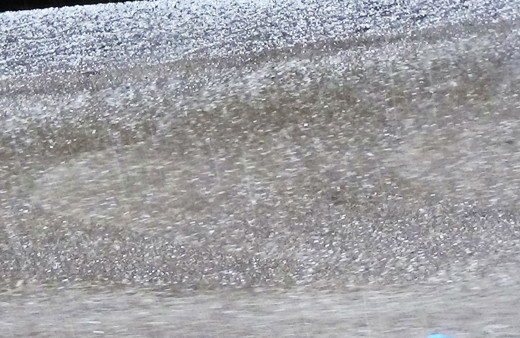 Amasya'da dolu yağışı dakikalar içinde şehri felç etti