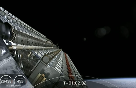 Falcon 9 İstanbul'un üzerinden böyle geçmiş canlı görüntülendi