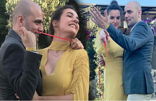 Bartu Küçükçağlayan sevgilisi Merve Özgüle ile nişanlandı!