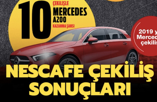 Nescafe çekiliş sonuçları 2019 kimlerin adı çıktı kazanan listesi