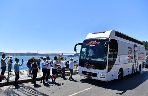 Ekrem İmamoğlu'ndan boğaz turu eşliğinde seçim çalışması