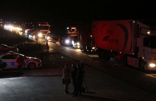 Gerede-Karadeniz bağlantı yolunda trafik durma noktasına geldi