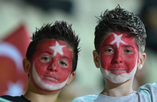 Türkiye - Özbekistan maçından fotoğraflar