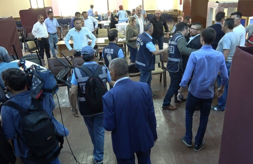 Keskin’de oy verme işlemi sırasında arbede yaşandı