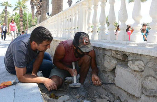 Muğla'da okulun bahçesinde tesadüfen 2 bin 300 yıllık yazıt bulundu