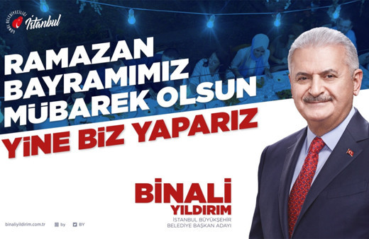 Binali Yıldırım'dan Ramazan Bayramı tebriği