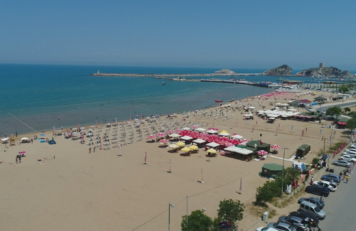 İstanbullular şehri terk etti Şile plajları boş kaldı