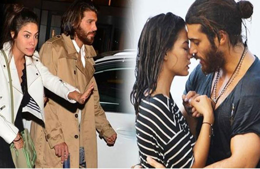 Erkenci Kuş'un aşıkları bir arada! Demet Özdemir ve Can Yaman bayramda da beraber