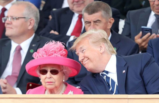 Trump İngiltere ziyaretinde yine kafasına göre davrandı