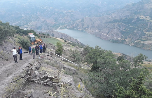 Çorum'da traktör uçuruma yuvarlandı Bir aile yok oldu