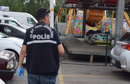 Malatya'da lunaparkta akıl almaz kaza