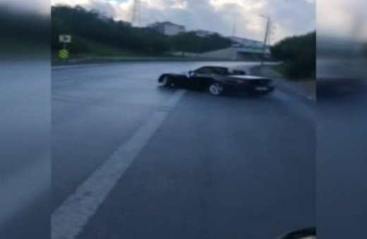 İstanbul'da drift yapan sürücüye 6 bin 12 lira ceza kesildi