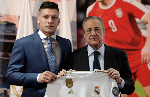 Real Madrid Luka Jovic’i tanıttı