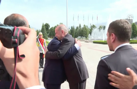 Cumhurbaşkanı Erdoğan Tacikistan'da