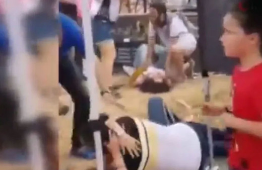 Kemerburgaz'da off road aracı kalabalığın arasına daldı! Çok sayıda yaralı var