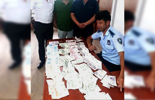 Eskişehir'de dilencinin üzerinden 6 bin 845 lira çıktı