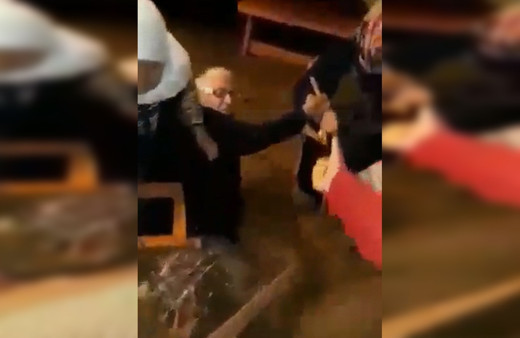 Aksaray'da düğün çadırında sel paniği