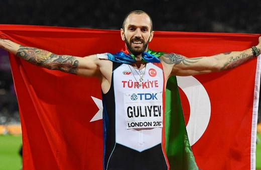 Ramil Guliyev Rabat'ta ikinci oldu