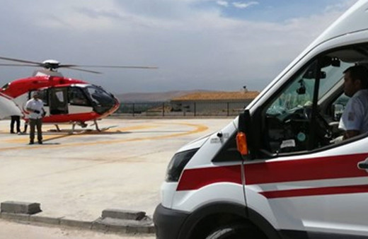 Kahramanmaraş'ta dağda yaralanan öğretmen helikopterle kurtarıldı