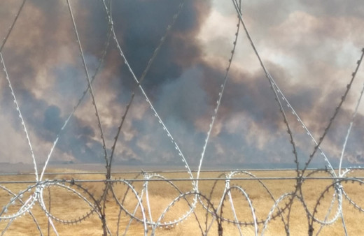 Suriye'de çıkan yangın Türkiye sınırına dayandı!