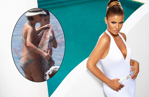 Gülben Ergen bikinili yakalandı selülitleri ifşa oldu