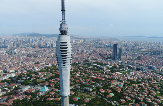 Yüzde 85'i tamamlanan Çamlıca Kulesi'nin işte son hali!