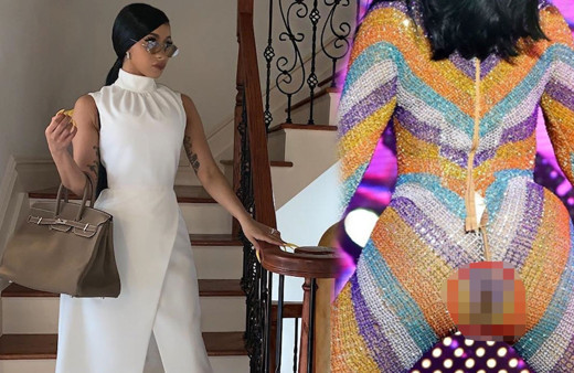 Dünyaca ünlü şarkıcı sahnede rezil oldu! Dans ederken kostümü yırtılınca...