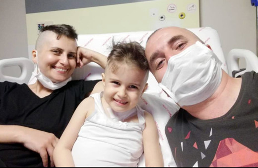 Öykü Arin'e babadan yapılan ilik yüzde 98,5 oranında tuttu