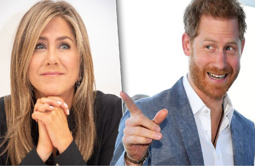 Jennifer Aniston'ın peşinden koşmuş! Prens Harry Jennifer Aniston'a aşıkmış!