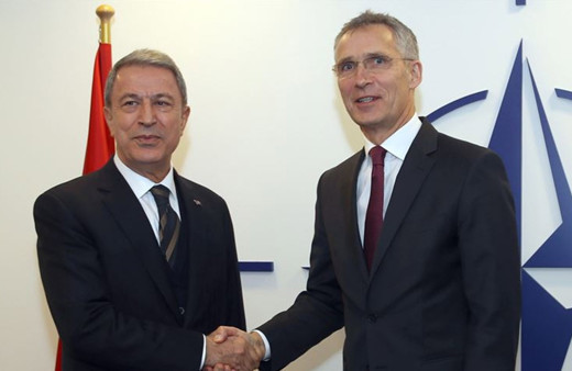 Akar ile NATO Genel Sekreteri Stoltenberg görüştü