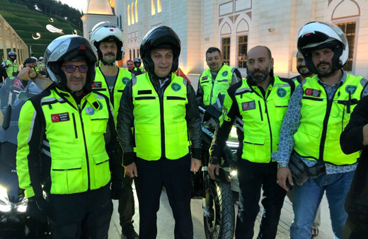 Motosikletliler Binali Yıldırım’a destek ve teşekkür korteji