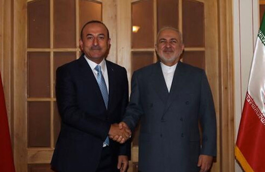 Bakan Mevlüt Çavuşoğlu'dan Cevad Zarif'e ziyaret