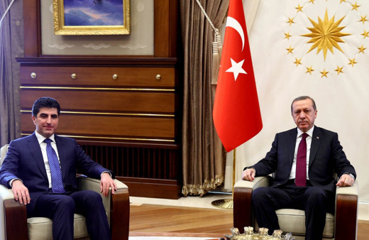 Cumhurbaşkanı Erdoğan ile Barzani'nin görüşmesi başladı