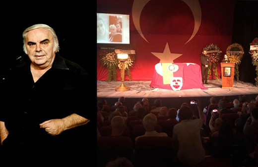 Usta oyuncu Enis Fosforoğlu'na kızı gözyaşlarıyla veda etti