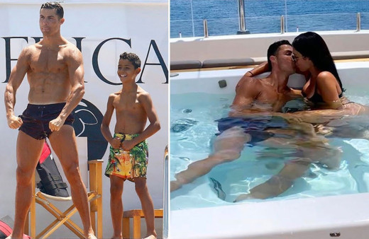 Sevgilisi ve çocuklarıyla tatile çıkan Ronaldo'nun harcadığı paraya bakın