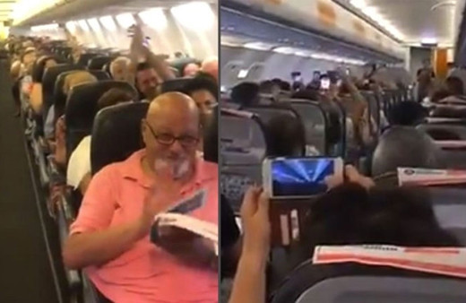 Pilotun "Her şey çok güzel olacak" anonsuna yolcuların yanıtı çok konuşulur!