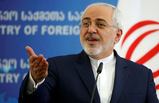 Zarif'ten ABD ve AB ülkelerinin gösterilerle ilgili açıklamalarına tepki