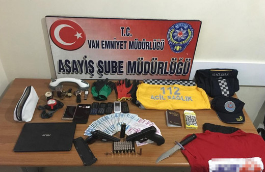 Van'da cezaevi firarisinden 2 milyonluk hırsızlık