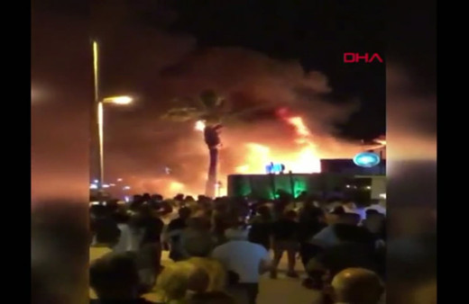 Marmaris'te dehşete düşüren olay Turistler büyük korku yaşadı