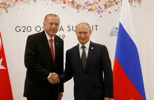 Cumhurbaşkanı Erdoğan ile Vladimir Putin görüştü