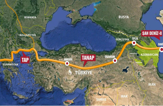 TANAP, Avrupa'ya gaz vermek için artık hazır