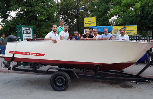 Öğrencilerin sürat teknesi, 7 bin 500 Euro'ya satışta