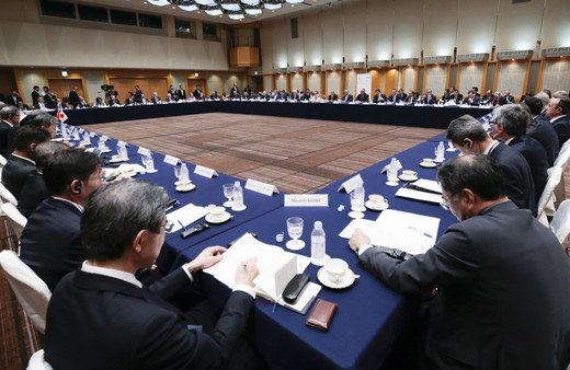 Cumhurbaşkanı Erdoğan Japon iş adamlarıyla buluştu