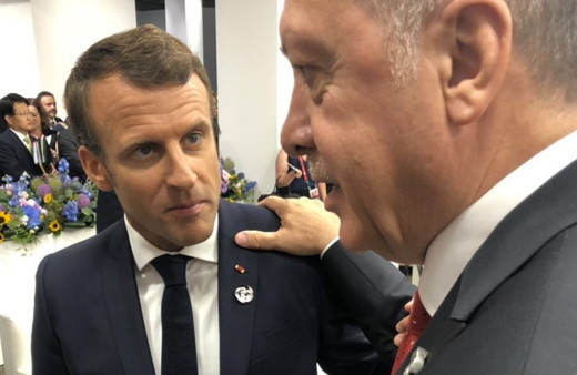 Erdoğan Macron'un yüzüne söyledi sen konuşamazsın
