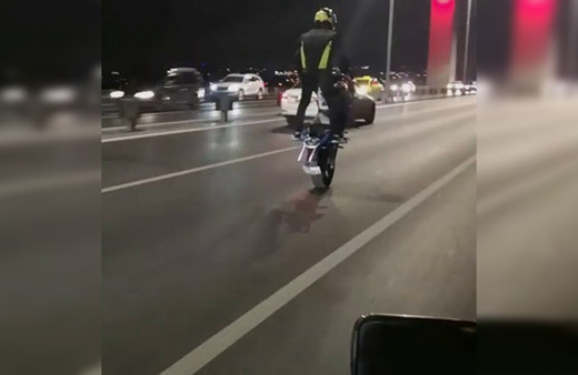 İstanbul'daki tek teker magandası yakalandı