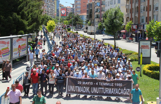 Çorum'da hayatını kaybedenler anıldı