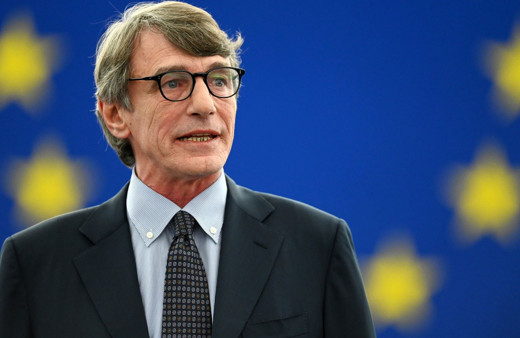 AP’nin çiçeği burnunda Başkanı Sassoli’den ilk açıklama