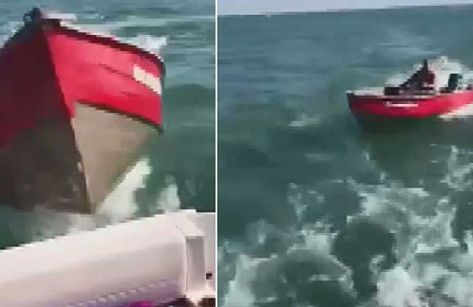 Alkollü kaptan tekneye böyle çarptı