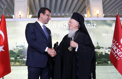 Ekrem İmamoğlu'dan Bartholomeos'un ziyareti sonrası önemli açıklama