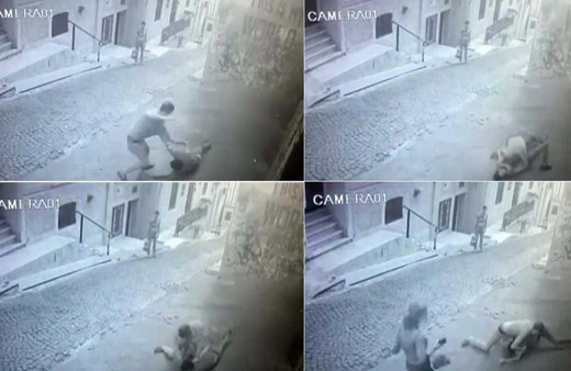 Beyoğlu’ndaki tornavidalı dehşetin kamera görüntüleri ortaya çıktı